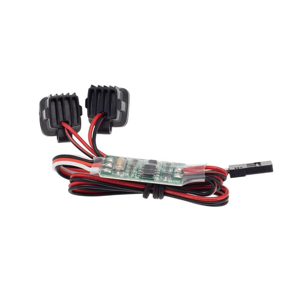 PowerHobby RC LED Lights Headlights Spotlight w/ Controller for 1/10 1/8