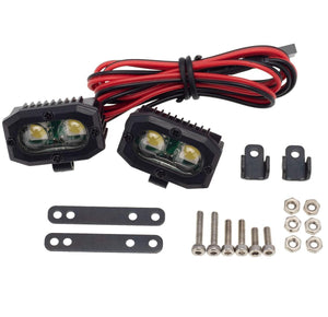 PowerHobby RC Double lamp LED Lights Headlights Spotlight for 1/10 1/8