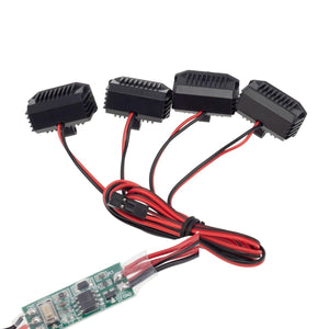 PowerHobby RC 4 Dual LED Lights Headlights Spotlight w/ Controller for 1/10 1/8