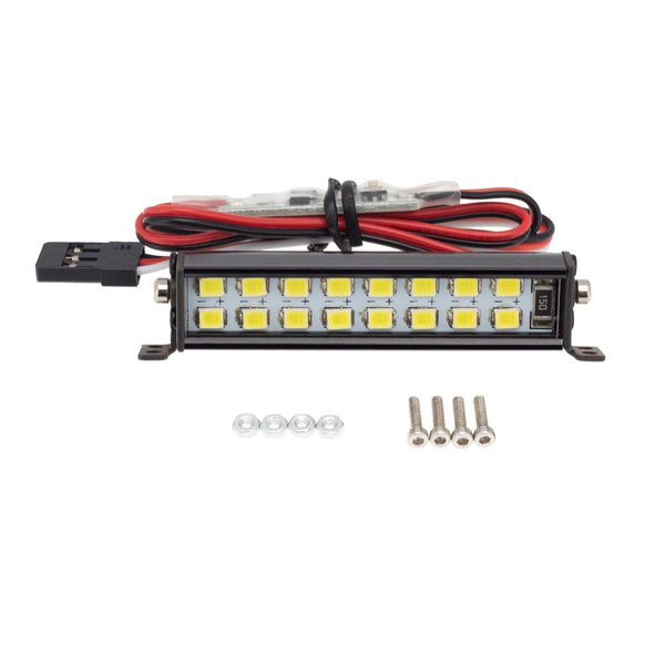 PowerHobby 52MM RC Double Row 16 LED Lightbar w/Controller for 1/10 1/8