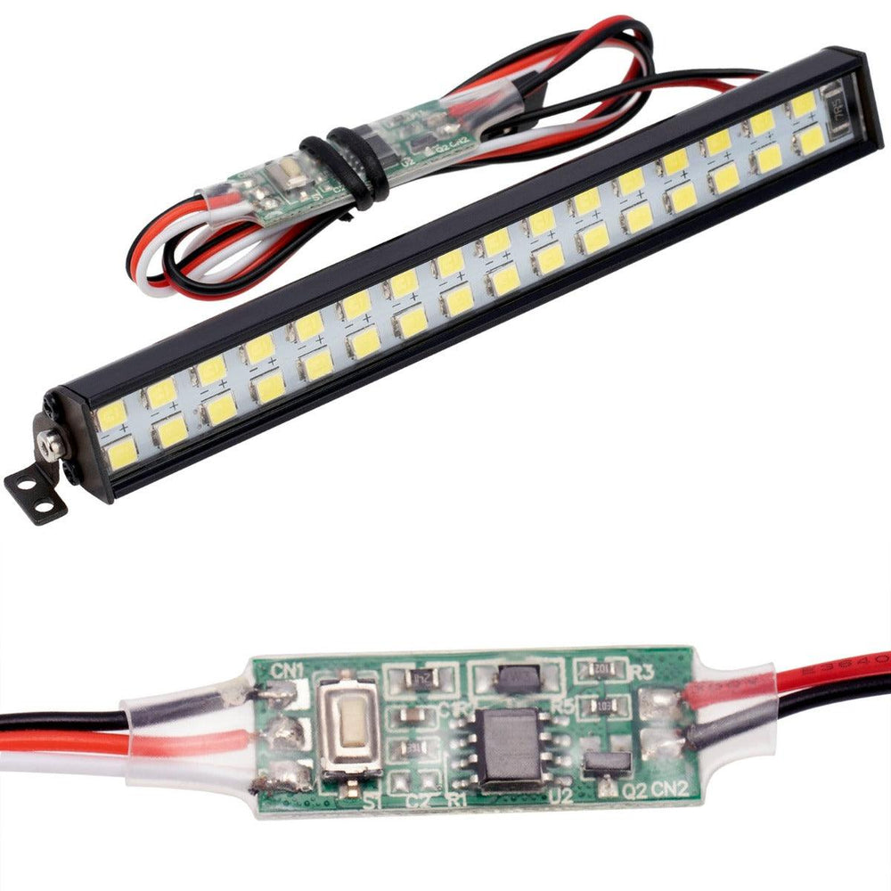 PowerHobby 102MM RC Double Row 32 LED Lightbar w/Controller for 1/10 1/8