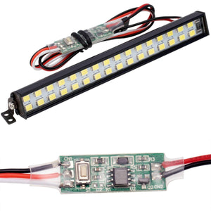 PowerHobby 102MM RC Double Row 32 LED Lightbar w/Controller for 1/10 1/8