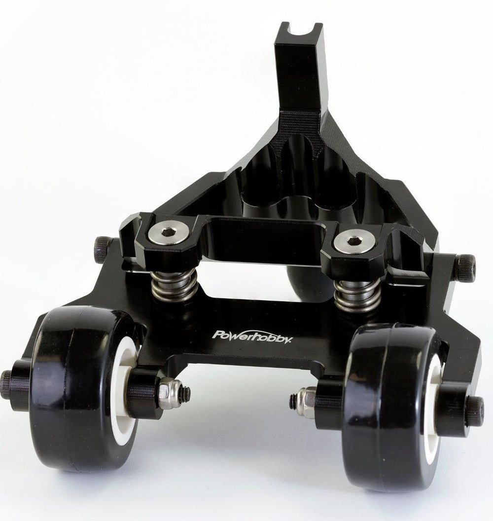 Powerhobby Aluminum Wheelie Bar BLACK FOR Traxxas Maxx V1 & V2