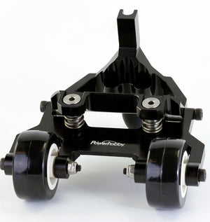 Powerhobby Aluminum Wheelie Bar BLACK FOR Traxxas Maxx V1 & V2