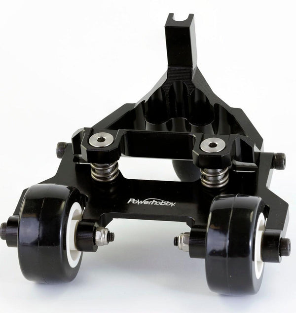 Powerhobby Aluminum Wheelie Bar BLACK FOR Traxxas Maxx V1 & V2
