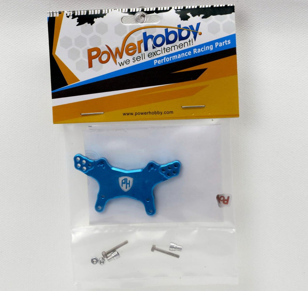 PowerHobby LOSI 1/18 Mini-T 2.0 Aluminum Front Shock Tower Minit 2.0 Blue