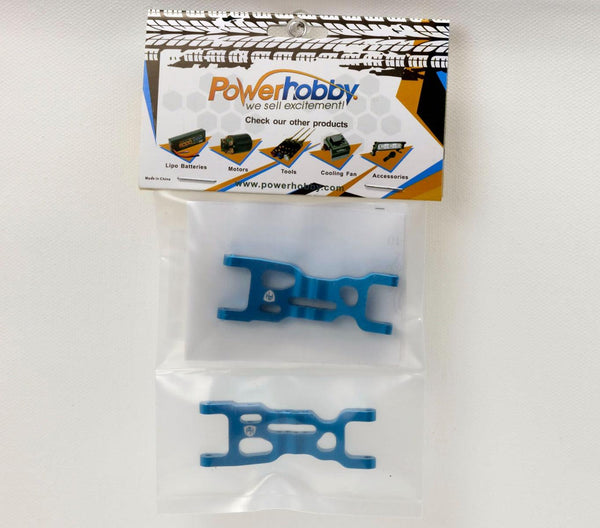 PowerHobby LOSI 1/18 Mini-T 2.0 Aluminum Front Lower Suspension Arms Blue