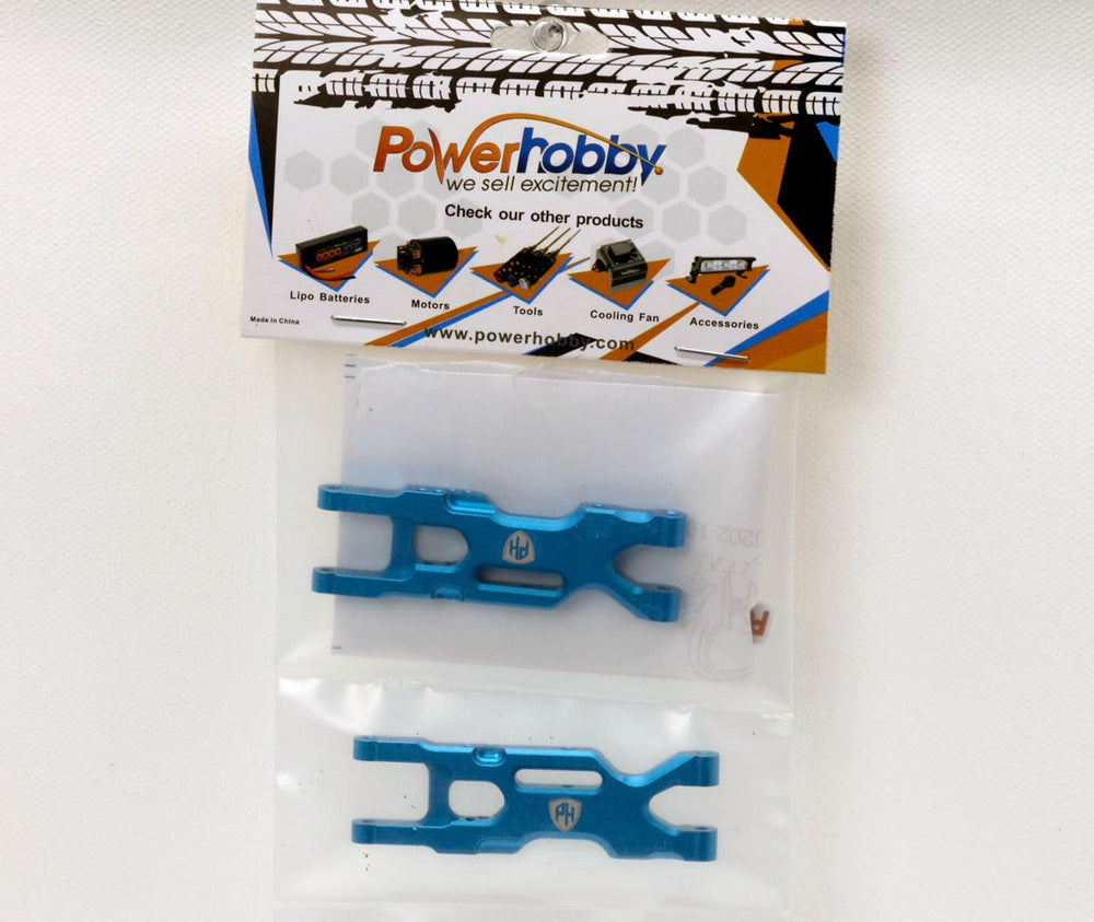 PowerHobby LOSI 1/18 Mini-T 2.0 Aluminum Rear Lower Suspension Arms Blue