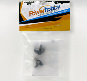 PowerHobby LOSI 1/18 Mini-T 2.0 Aluminum Front Knuckles MiniT Black
