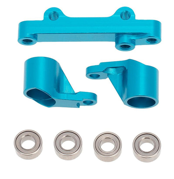 PowerHobby LOSI 1/18 Mini-T 2.0 Aluminum Steering Assembly MiniT Blue