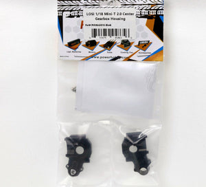 PowerHobby LOSI 1/18 Mini-T 2.0 Aluminum Rear Gearbox Housing MiniT Black