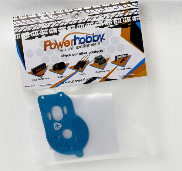 PowerHobby LOSI 1/18 Mini-T 2.0 Aluminum Motor Mount MiniT Blue