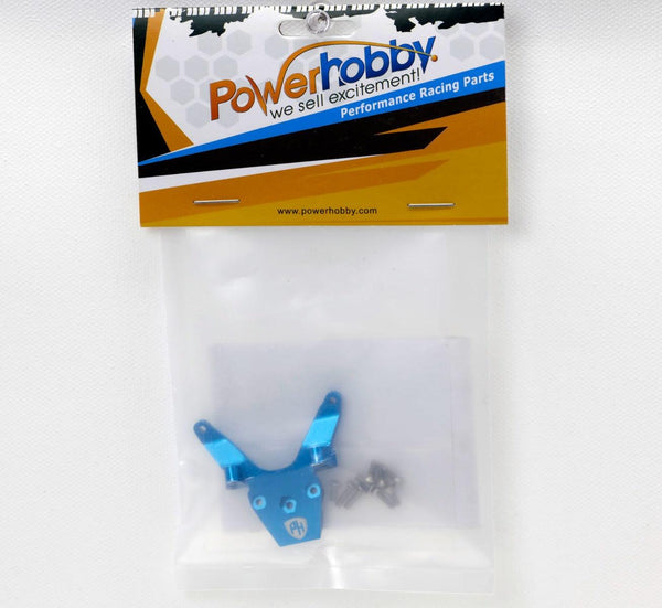 PowerHobby LOSI 1/18 Mini-T 2.0 Aluminum Front Bulkhead MiniT Blue
