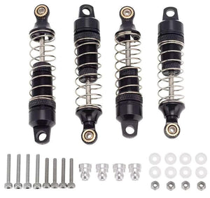 PowerHobby Losi Mini-T 2.0 Aluminum Front Rear Threaded Shocks MiniT Black