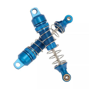 PowerHobby Losi Mini-T 2.0 Aluminum Front Rear Threaded Shocks MiniT Blue