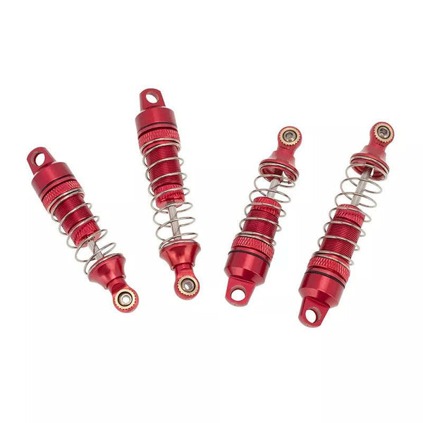 PowerHobby Losi Mini-T 2.0 Aluminum Front Rear Threaded Shocks MiniT Red