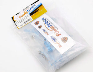 PowerHobby LOSI Mini-T 2.0 Aluminum Upgrade Kit Arms Steering Knuckle C-hub Blue