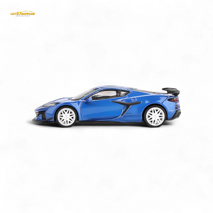 Mini-GT Chevrolet Corvette Z06 2023 Elkhart Lake Blue Metallic #892 1:64