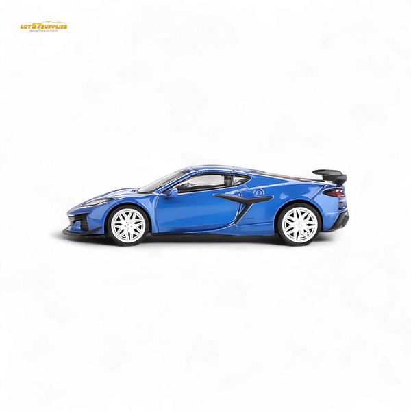 Mini-GT Chevrolet Corvette Z06 2023 Elkhart Lake Blue Metallic #892 1:64