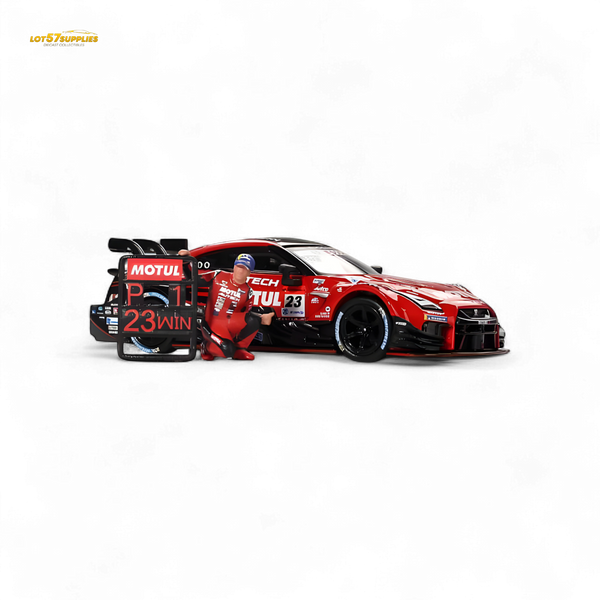 Mini-GT Nissan GT-R Nismo #23 "MOTUL AUTECH GT-T 2021" w/ Figure #875 1:64