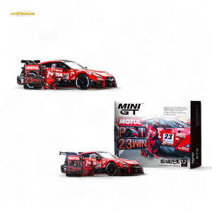 Mini-GT Nissan GT-R Nismo #23 "MOTUL AUTECH GT-T 2021" w/ Figure #875 1:64