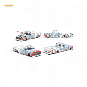 Mini GT x Kaido House Chevrolet Silverado DUALLY on Fire V2 1:64 KHMG157