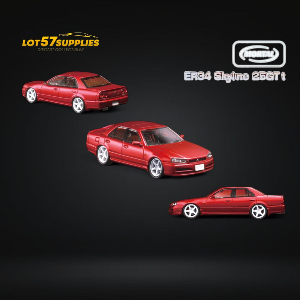 Mortal ER34 SKYLINE 25GT-t Red Ordinary 1:64