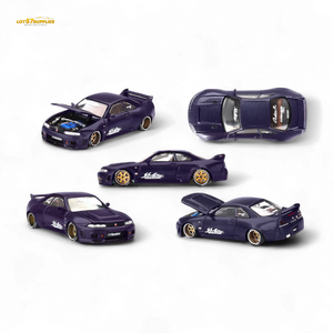 Mini GT x Kaido House Nissan Skyline GT-R (R33) Purple Active Carbon R V2 1:64 KHMG163