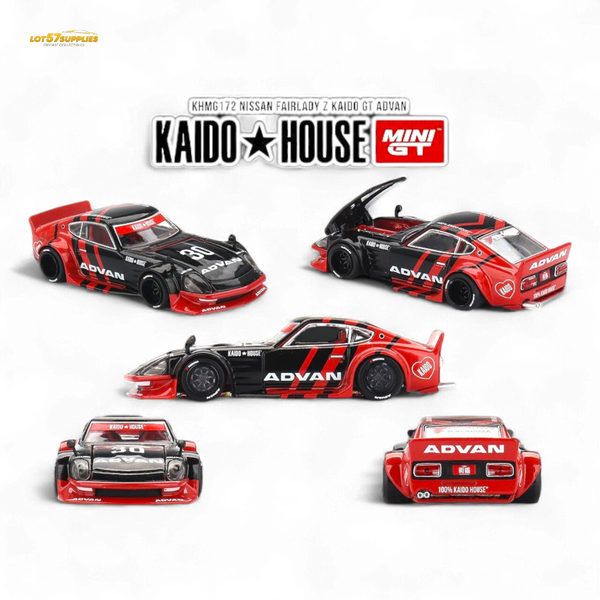 Mini GT x Kaido House Nissan Fairlady Z Kaido GT ADVAN Livery 1:64 KHMG172