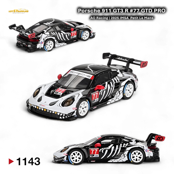 (Pre-Order) MiniGT Porsche 911 GT3 R Skeleton 1:64