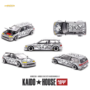 (Pre-Order) Mini GT x Kaido House Honda Civic EF Kaido Manga V1 1:64