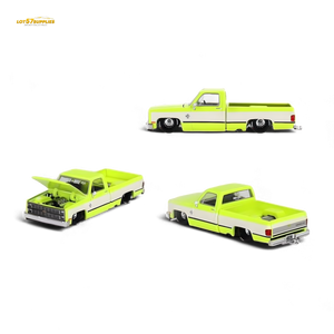 Mini GT x Kaido House Chevrolet Silverado FLO YELLOW 1:64 KHMG112
