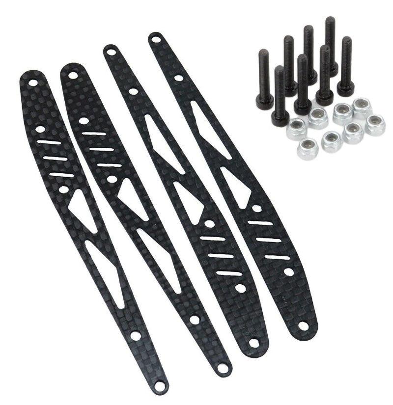 Powerhobby Axial RBX10 RYFT Carbon Fiber Rear Arm Linkage Guard Link Reinforce Plate