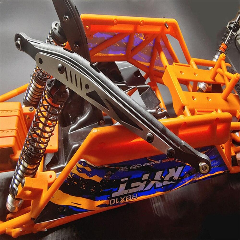 Powerhobby Axial RBX10 RYFT Stainless Steel Rear Arm Linkage Guard Reinforce Plate