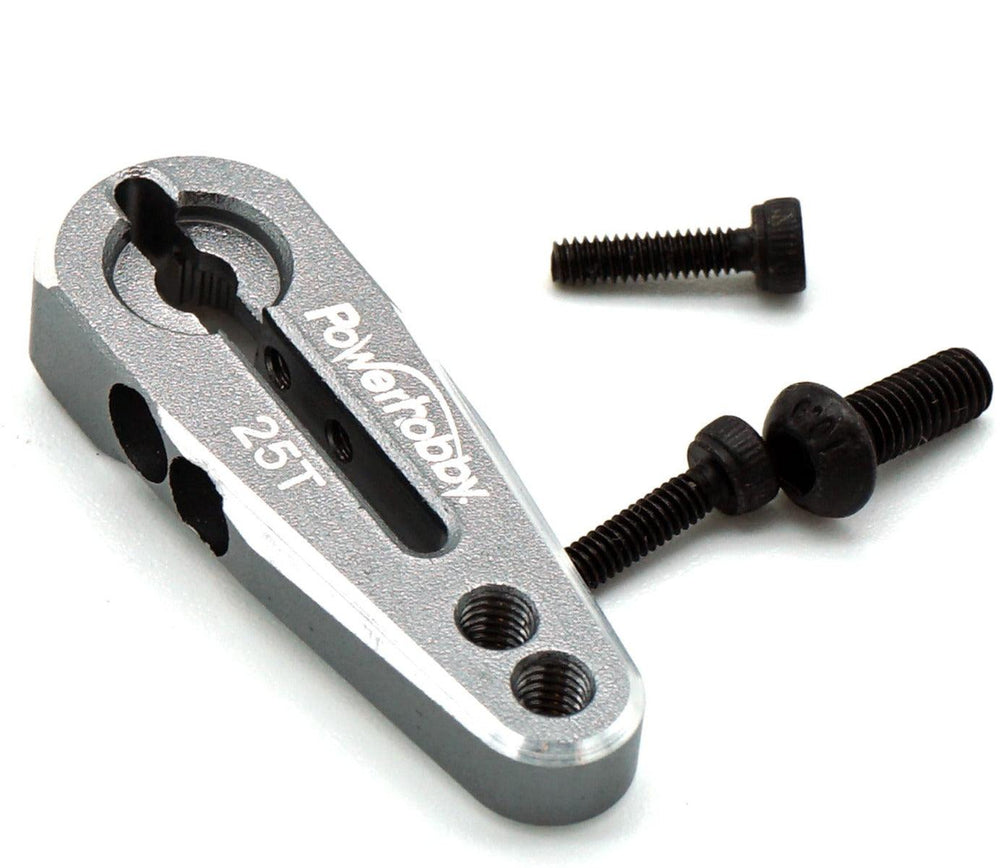 Powerhobby 25T Aluminum Clamping Servo Horn GunMetal