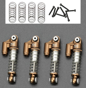 Powerhobby Axial SCX24 C10 JLU Jeep Betty Aluminum Shocks Copper