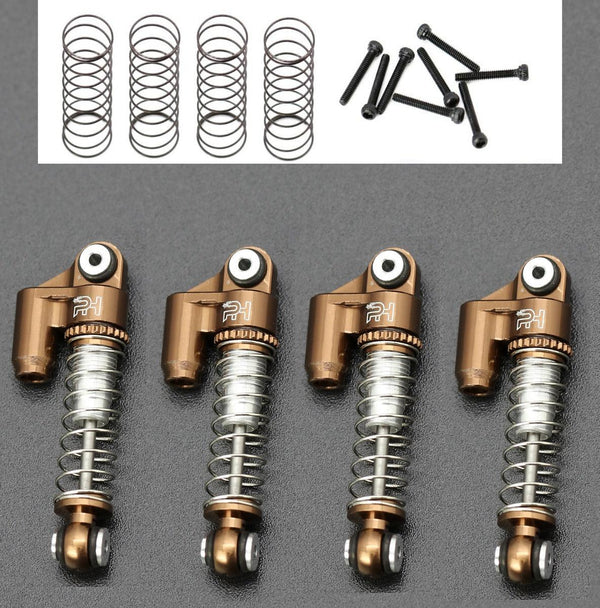 Powerhobby Axial SCX24 C10 JLU Jeep Betty Aluminum Shocks Copper
