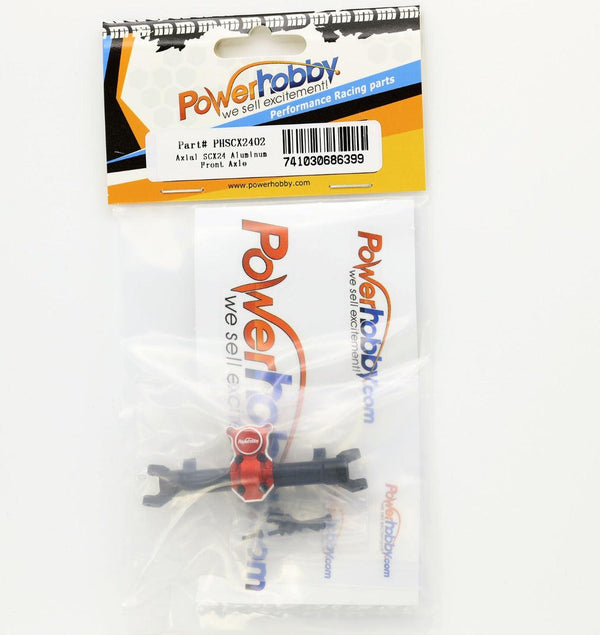 Powerhobby Axial SCX24 Aluminum Front Axle Diff housing Worm Gear cover
