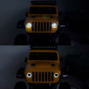 Powerhobby SCX24 Jeep Front Headlights with mount 1/24