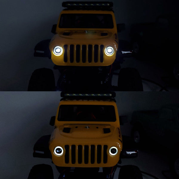 Powerhobby SCX24 Jeep Front Headlights with mount 1/24