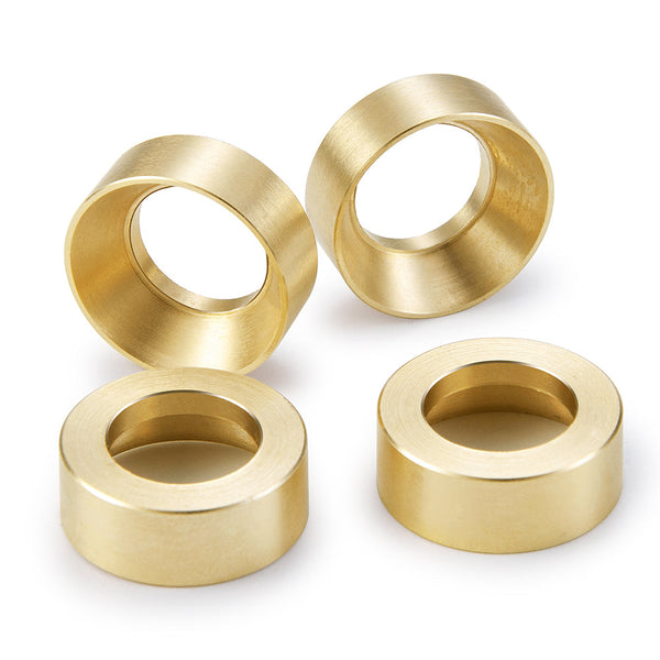 Powerhobby SCX24 Jeep C10 Deadbolt Bronco Brass Wheel Counter Weights 10g