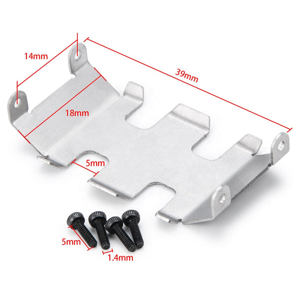 Powerhobby SCX24 Jeep C10 Bronco Aluminum Chassis Protection Skid Plate