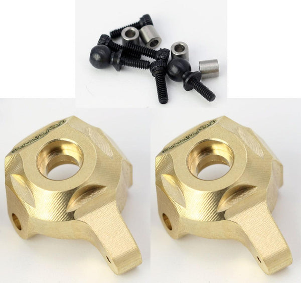 Powerhobby Brass Front Steering Knuckle Axial SCX24