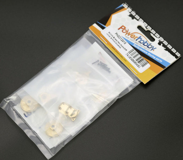 Powerhobby Axial SCX24 Brass Hex Hubs / Diff Cover / Front Knuckles COMBO