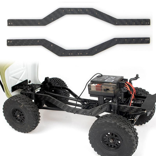 Powerhobby Axial SCX24 Deadbolt C10 JLU Betty Carbon Fiber Frame Rail set