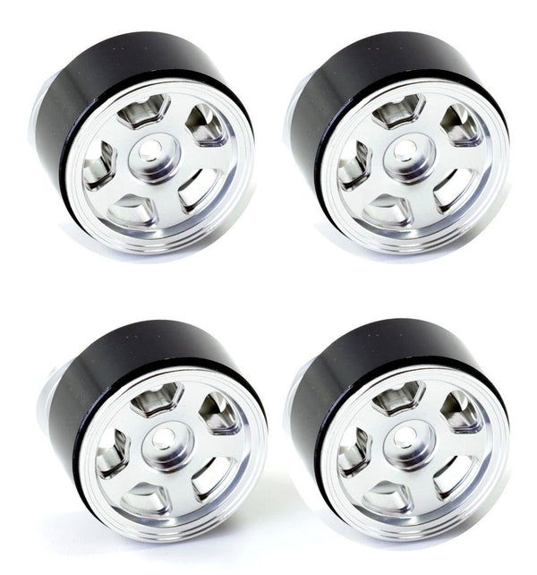 Axial SCX24 Jeep Deadbolt C10 JLU Jeep B-17 1.0" Aluminum Beadlock Wheel Rim