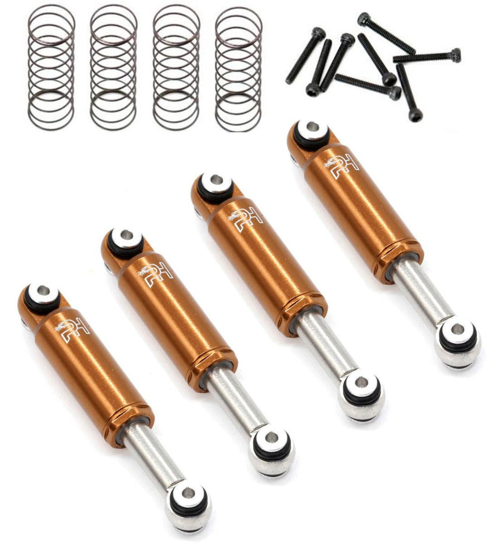 Powerhobby Bronze Aluminum Internal Spring Air Shocks Axial SCX24 C10 Jeep Betty