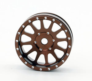 Powerhobby A24 Aluminum 1.0” Rock Crawler Wheels Axial SCX24 - Bronze