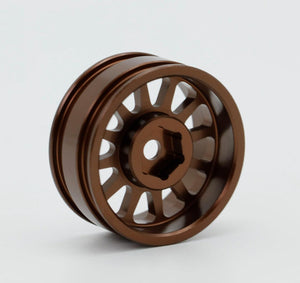 Powerhobby A24 Aluminum 1.0” Rock Crawler Wheels Axial SCX24 - Bronze