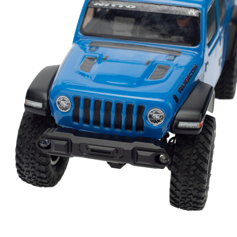 Powerhobby SCX24 Jeep Gladiator Bronco Front Rear Aluminum Bumper with Lights
